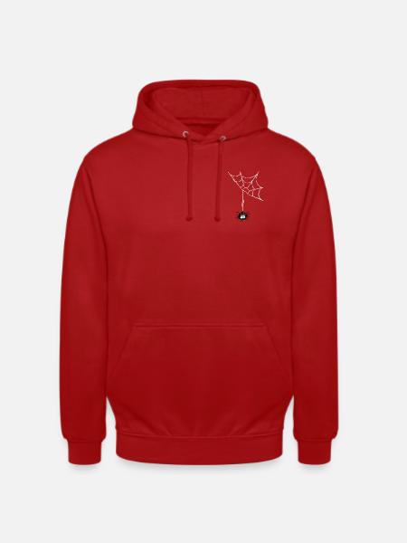 Spinne "Igitte" - Unisex Hoodie - Rot