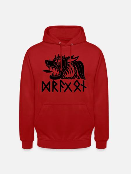 Der kleine Ärger des Waldes - Unisex Hoodie - Rot
