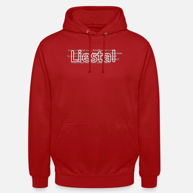 Schweizer Städte Liestal - Unisex Hoodie - Rot