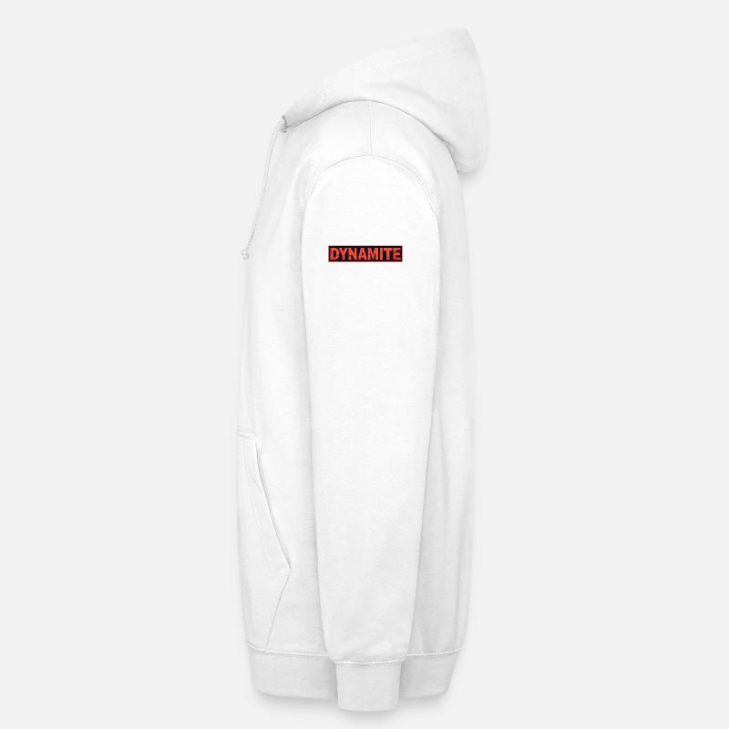 Dynamite Red Grunge Poster Unisex Hoodie