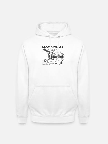 Motocross - Unisex Hoodie - white