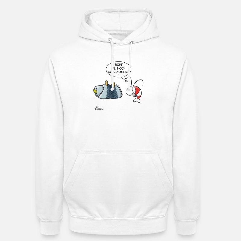 Rollmops - Unisex Hoodie - Weiß