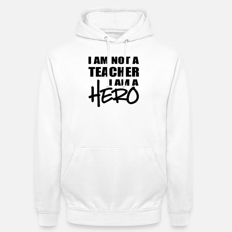 Enseignants - Sweat-shirt à capuche unisexe - blanc