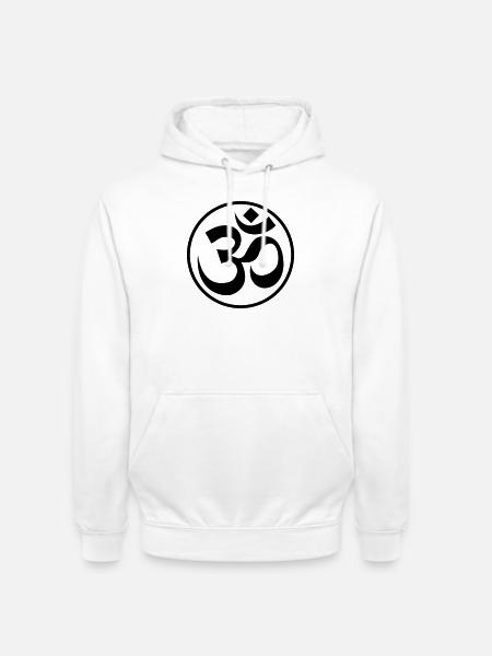 OM Zeichen GOA - Unisex Hoodie - Weiß