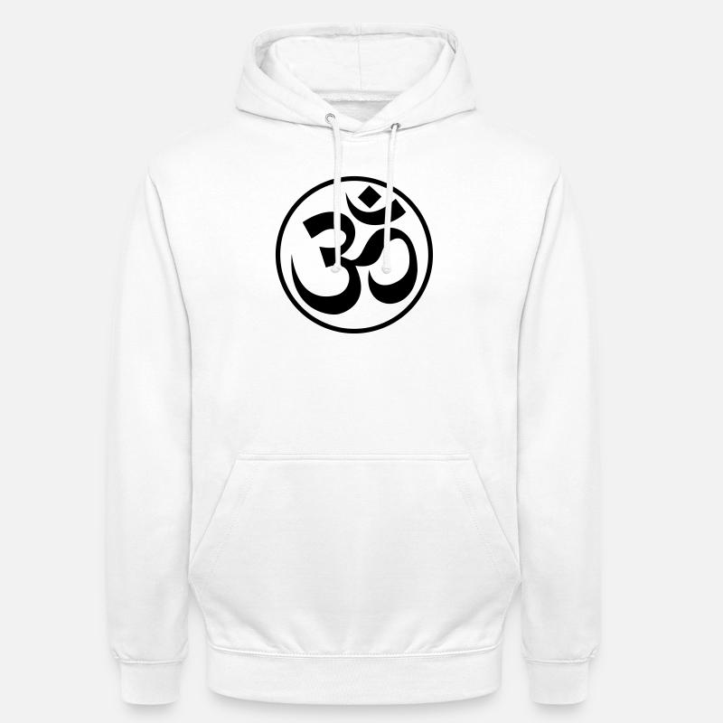 OM Zeichen GOA - Unisex Hoodie - Weiß