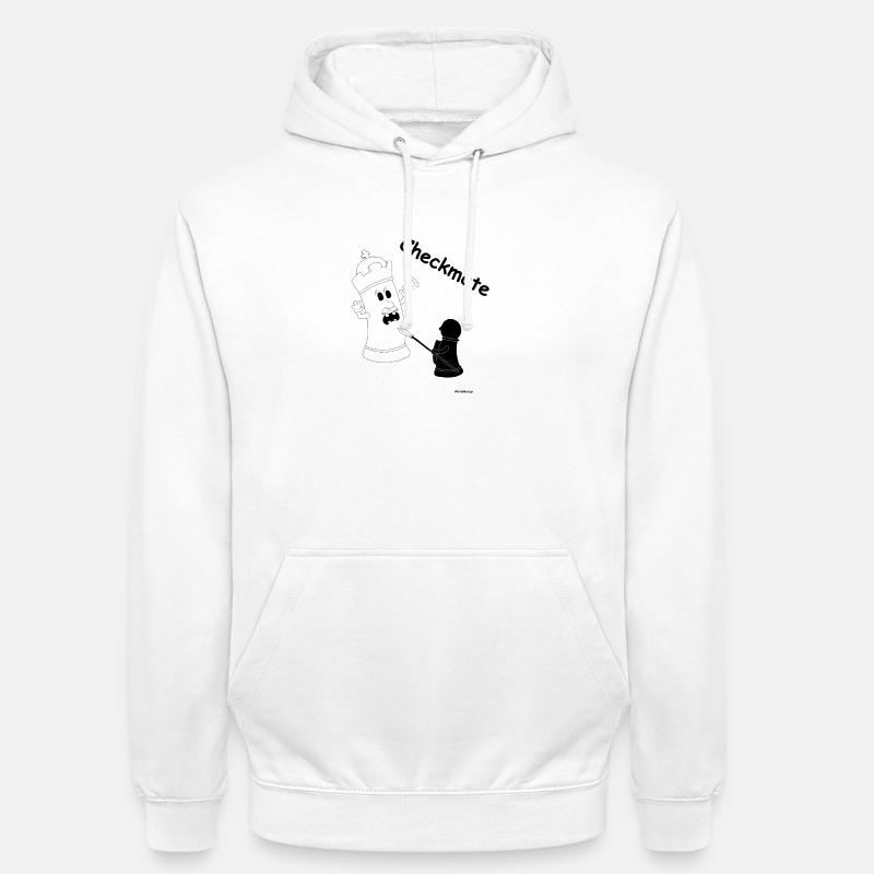 Checkmate / Schachmatt - Unisex Hoodie - Weiß