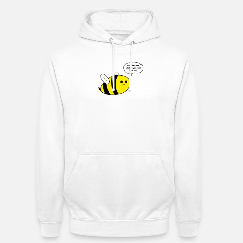 Thick bee bee gift - Unisex Hoodie - white
