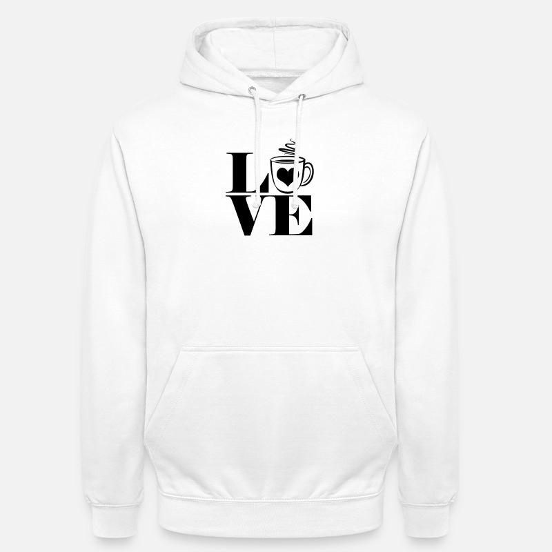 Tasse de Café Créative - Sweat-shirt à capuche unisexe - blanc