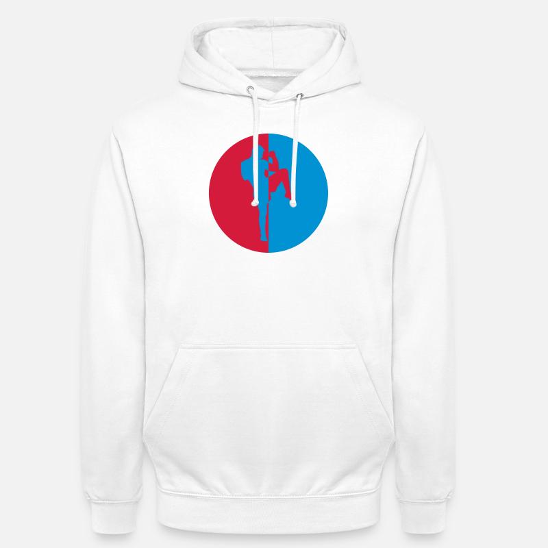 Kickboxen / Kickboxing / Kickboxer / Kick Boxing - Unisex Hoodie - Weiß