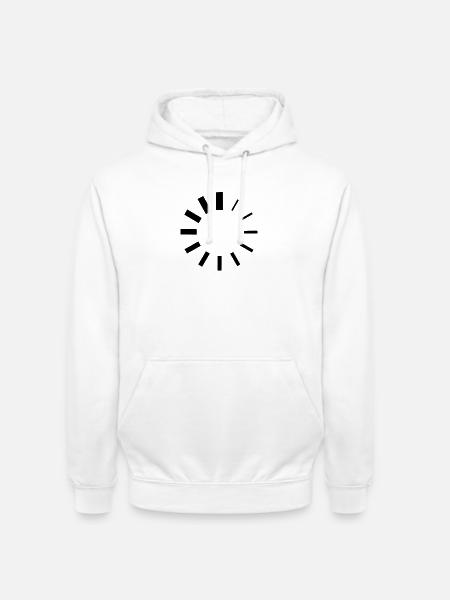 Loading - Logo - Unisex Hoodie - Weiß