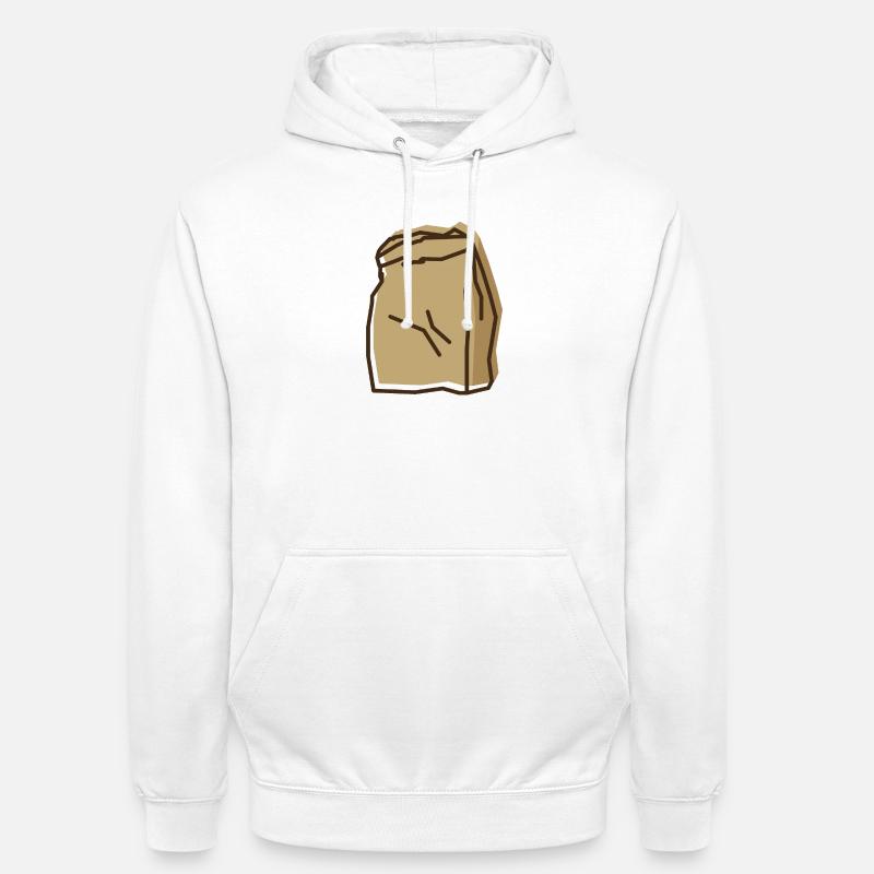 Sac - offset - Sweat-shirt à capuche unisexe - blanc