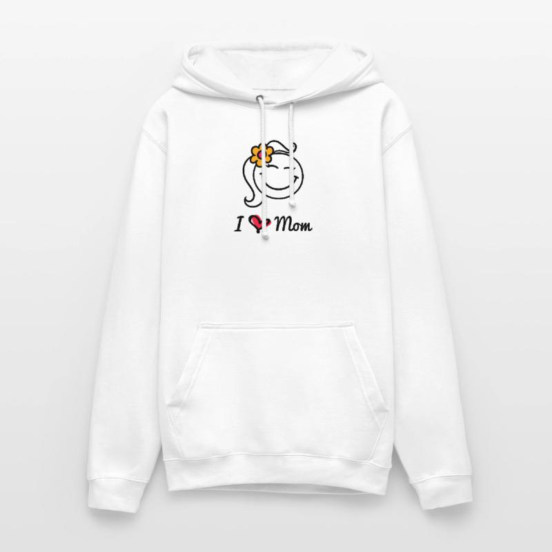Ich Liebe Mama Herz Mutter Mutter Muttertag Spruch Unisex Hoodie