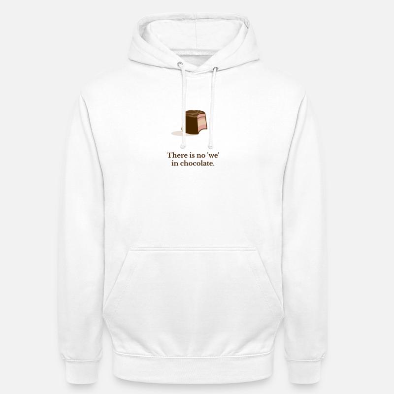 Chocolate - Unisex Hoodie - Weiß