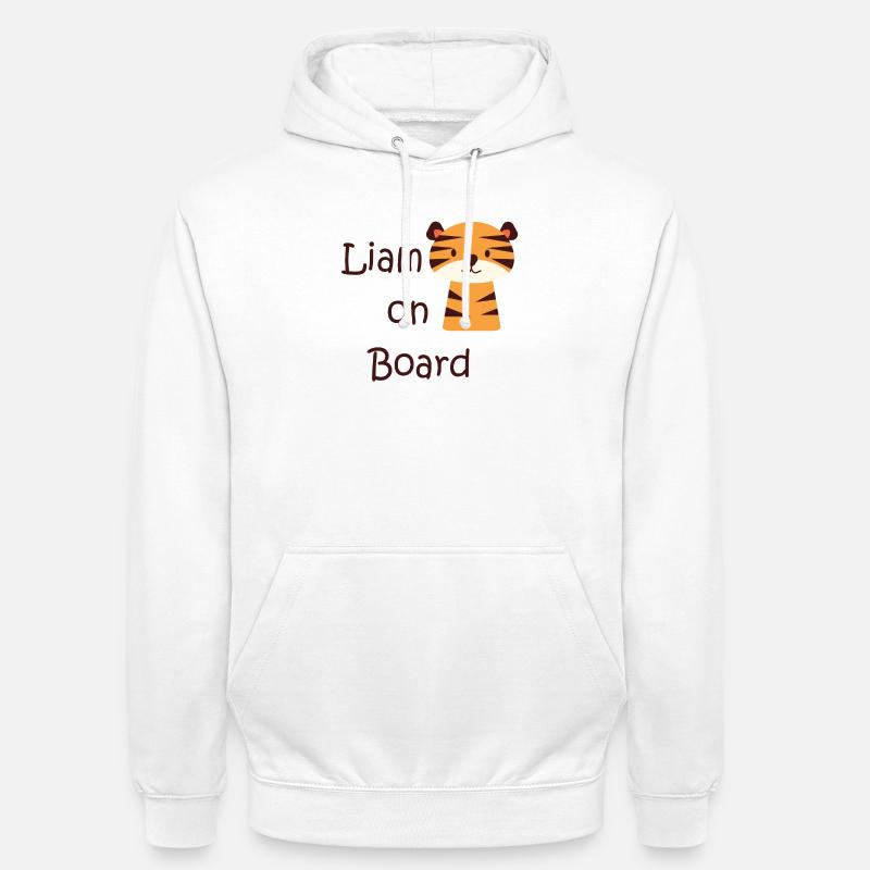 Liam on board - Sweat-shirt à capuche unisexe - blanc