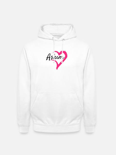 Askim mot idée cadeau turc amour - Sweat-shirt à capuche unisexe - blanc
