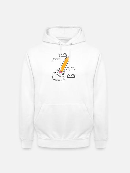 Premier jour d’école Début de l’école - Sweat-shirt à capuche unisexe - blanc