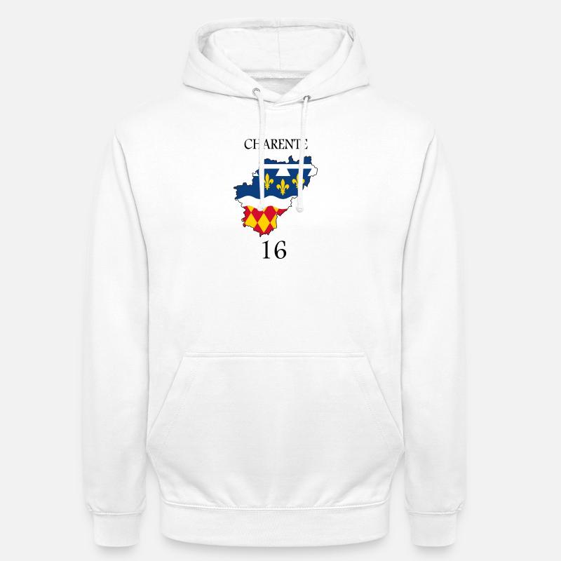 Charente - Sweat-shirt à capuche unisexe - blanc