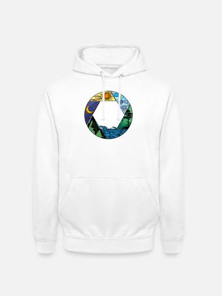 Mutter Natur Baum Umwelt - Unisex Hoodie - Weiß