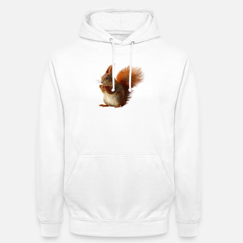 Eichhörnchen - Unisex Hoodie - Weiß