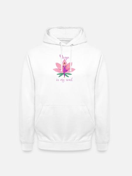 Yoga - Unisex Hoodie - white
