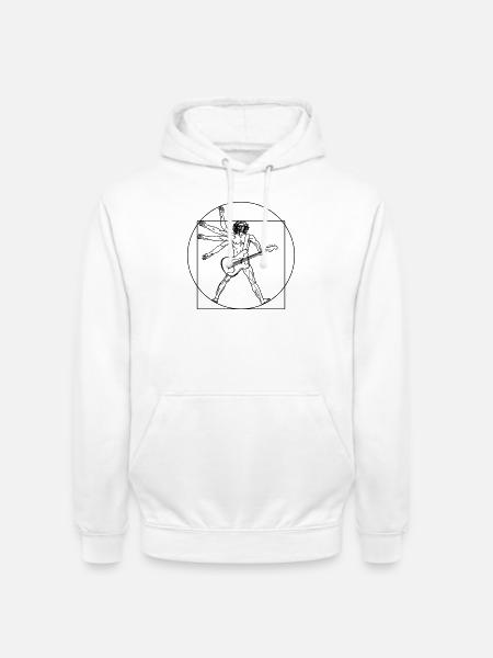 Sparvinci rock - Unisex Hoodie - white