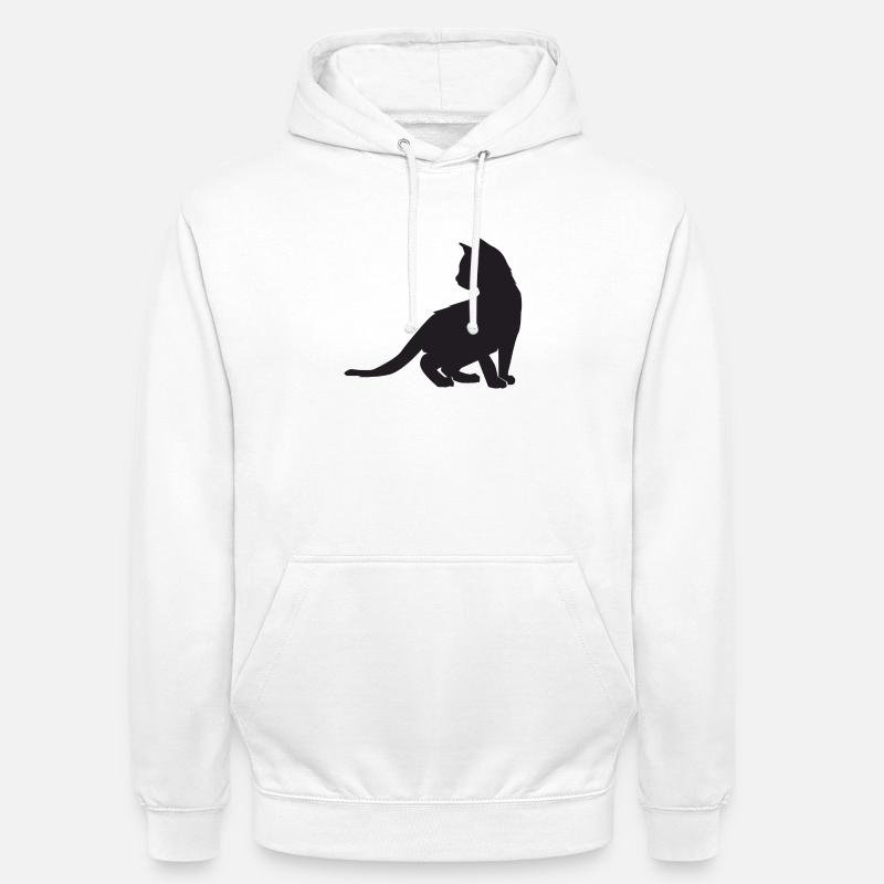 Kätzchen-Design - Unisex Hoodie - Weiß