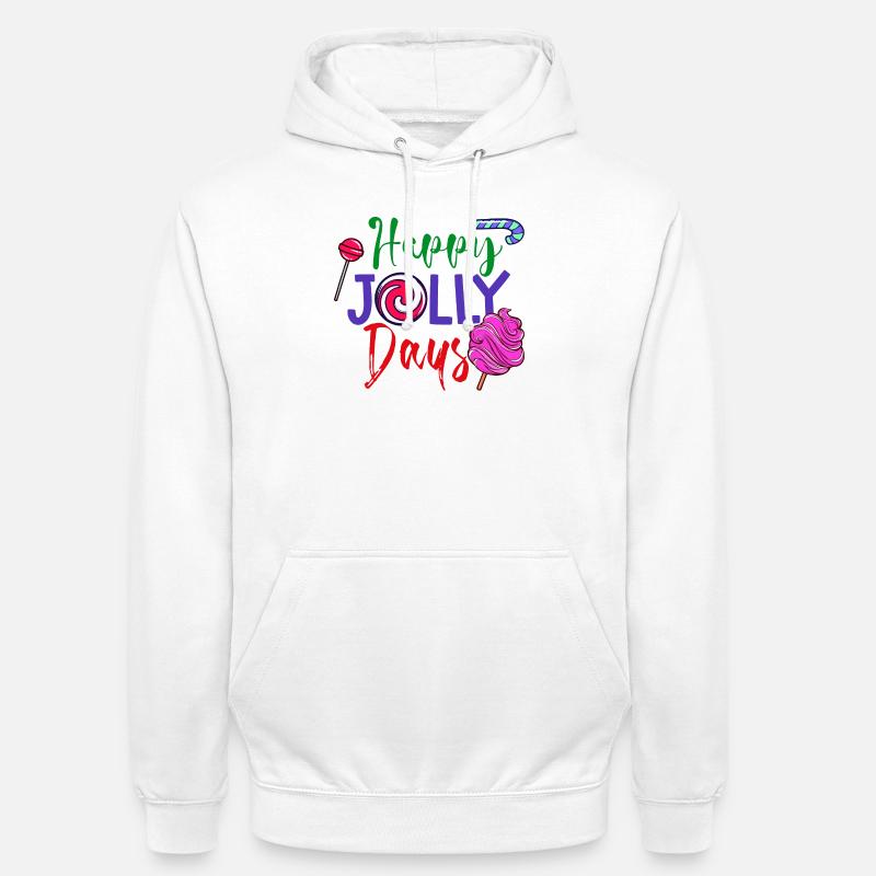 Sweets Statement Candy Snacking Delicious - Unisex Hoodie - white