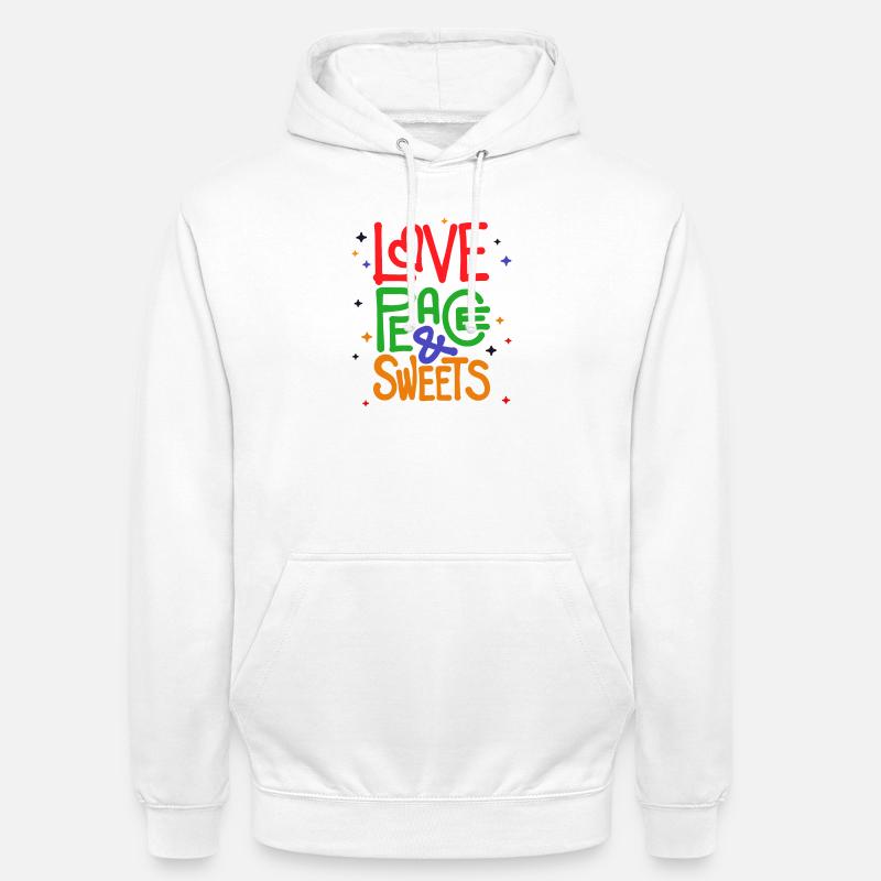 Sweets Statement Dessert Snacking Délicieux - Sweat-shirt à capuche unisexe - blanc