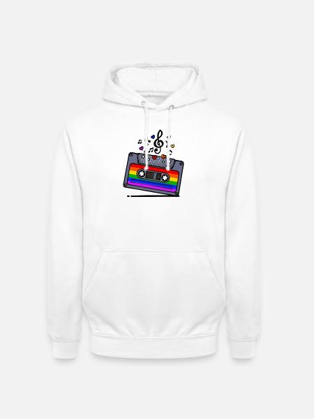 Lgbt Sexuality Cool Rainbow Equality - Unisex Hoodie - white