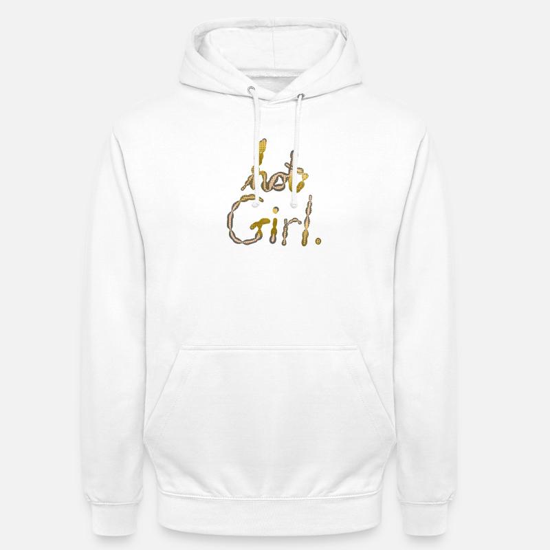 HEISSES MÄDCHEN - Unisex Hoodie - Weiß