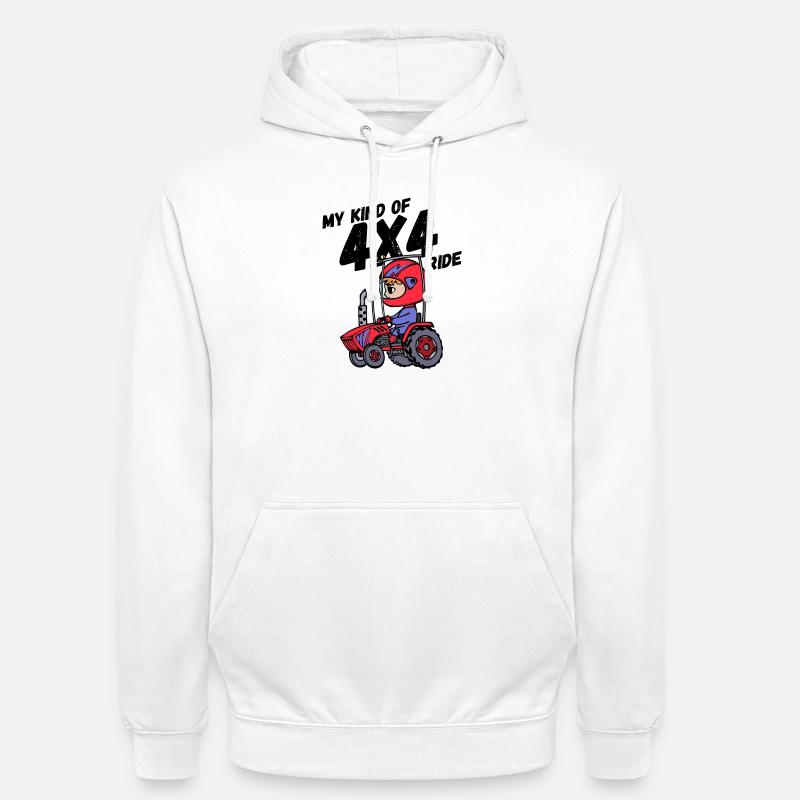 Nutzfahrzeug Traktor Statement Landleben Jungbauer - Unisex Hoodie - Weiß