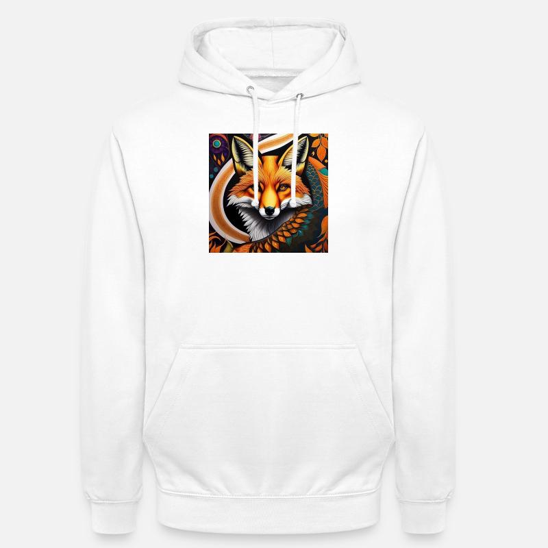 Fuchs - Unisex Hoodie - Weiß