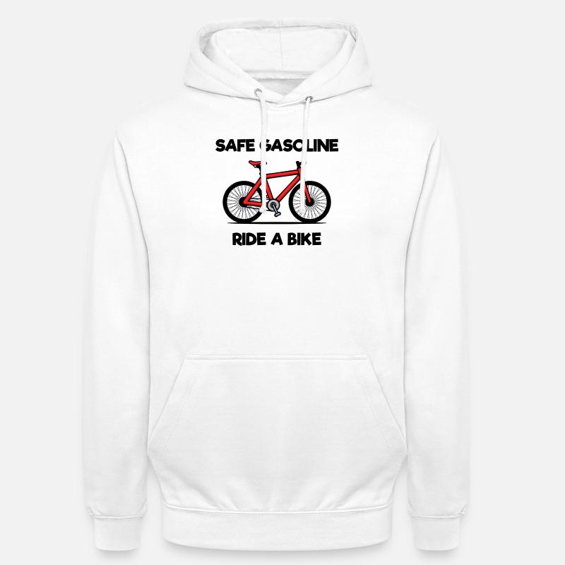 Durabilité Déclaration environnementale respectueuse de l’environnement - Sweat-shirt à capuche unisexe - blanc