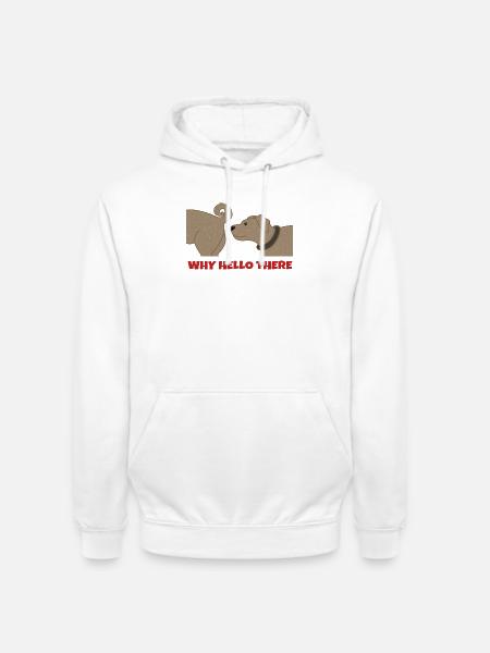 Pets Dog Statement Stuffed Animal Pet - Unisex Hoodie - white