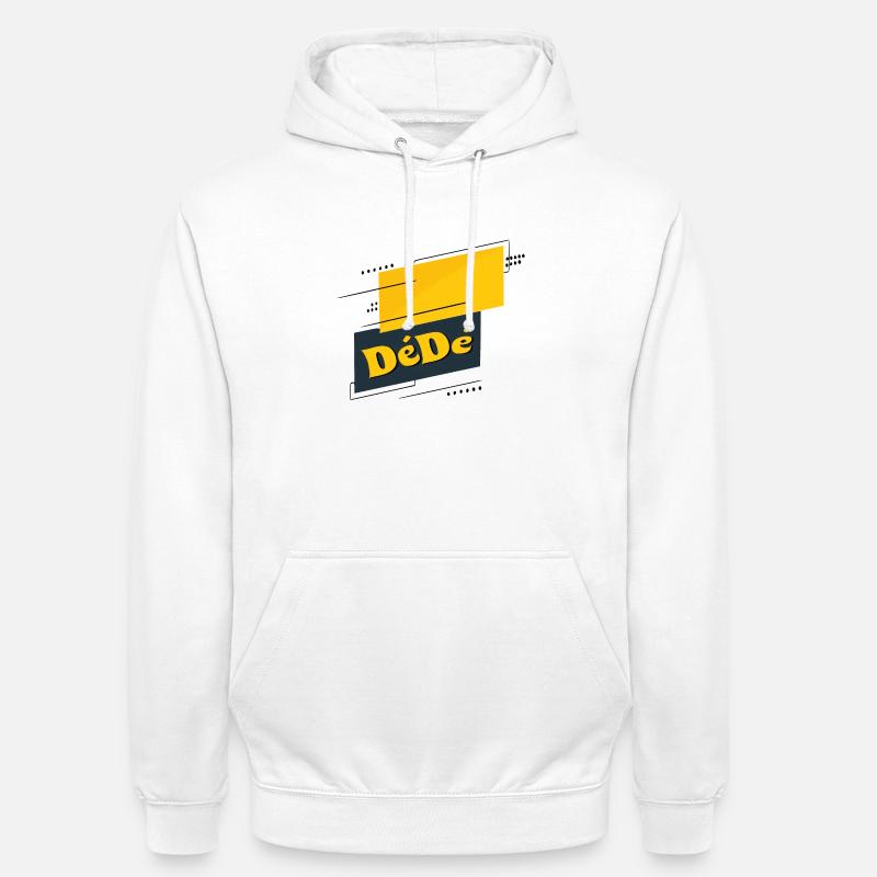 Dédé - Sweat-shirt à capuche unisexe - blanc