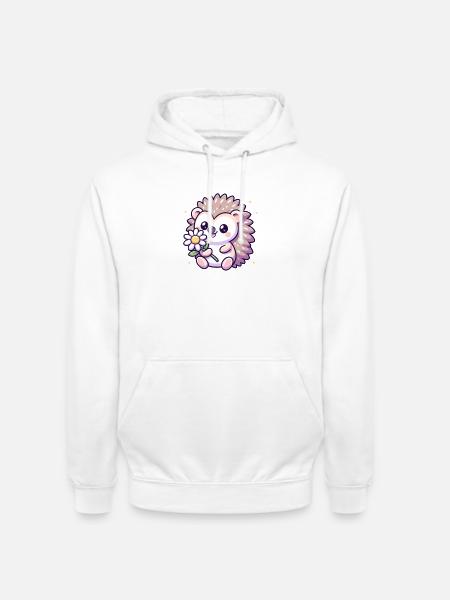 Igel Cindy - Unisex Hoodie - Weiß
