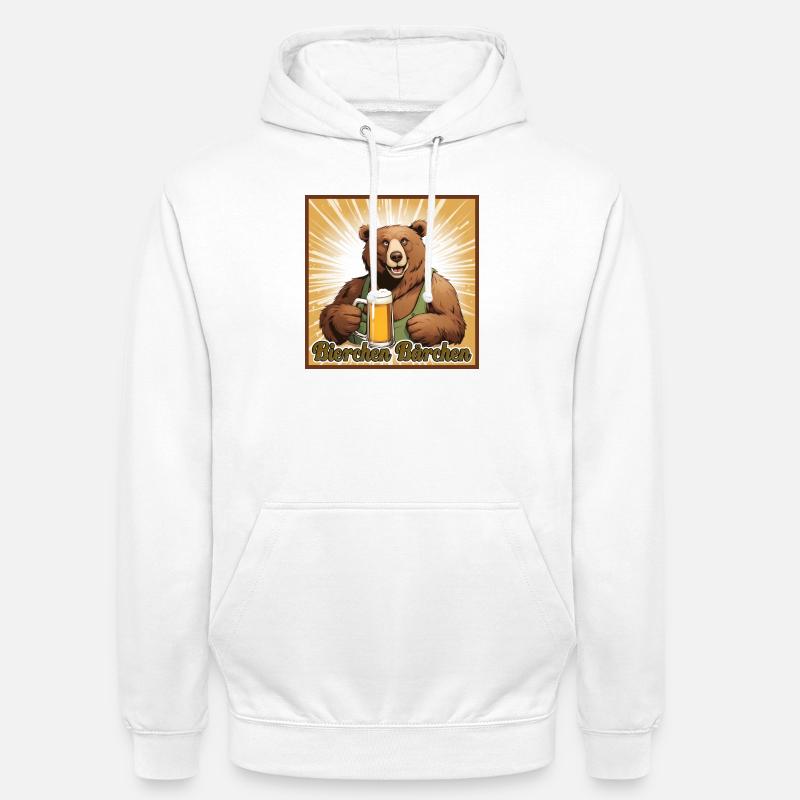 Bierchen Bärchen - Unisex Hoodie - Weiß