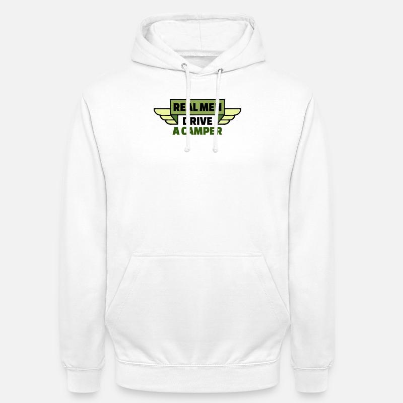 Camper Camping Statement Wanderer Wohnmobil Urlaub - Unisex Hoodie - Weiß