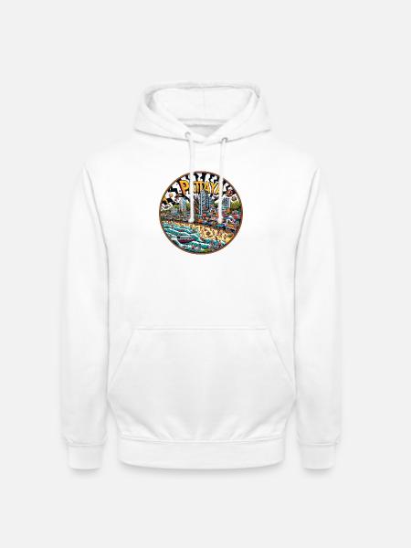 Pattaya Thailand City Design - Unisex Hoodie - white