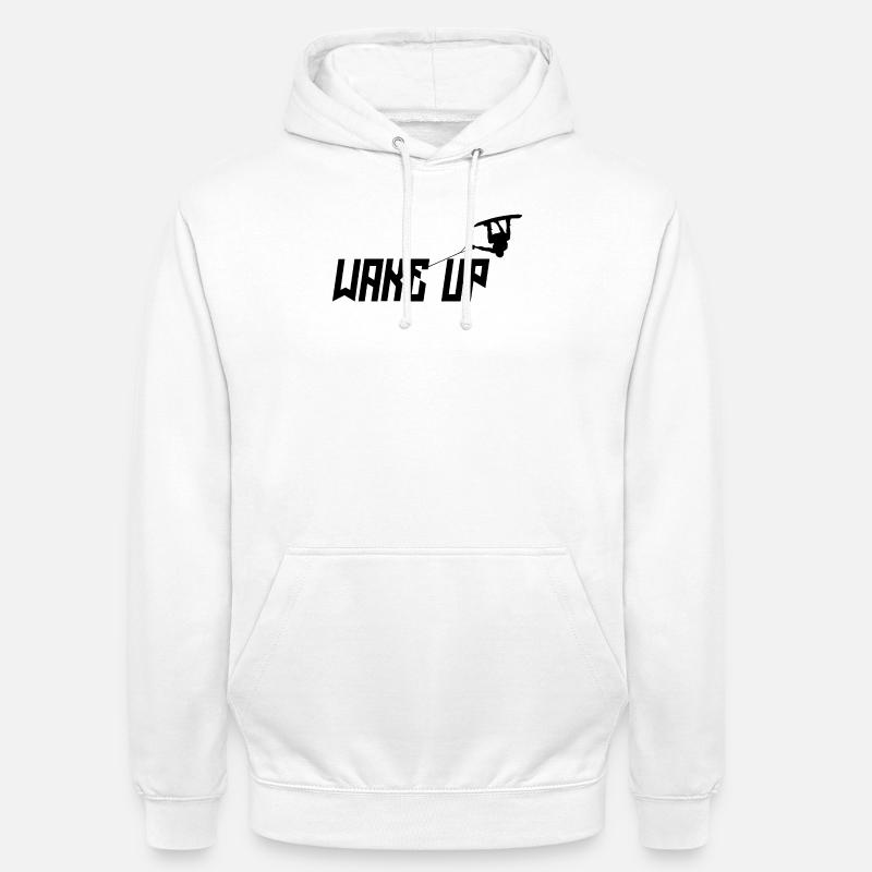 Kitesurfer Statement Stunt Wakeboard Surf - Sweat-shirt à capuche unisexe - blanc
