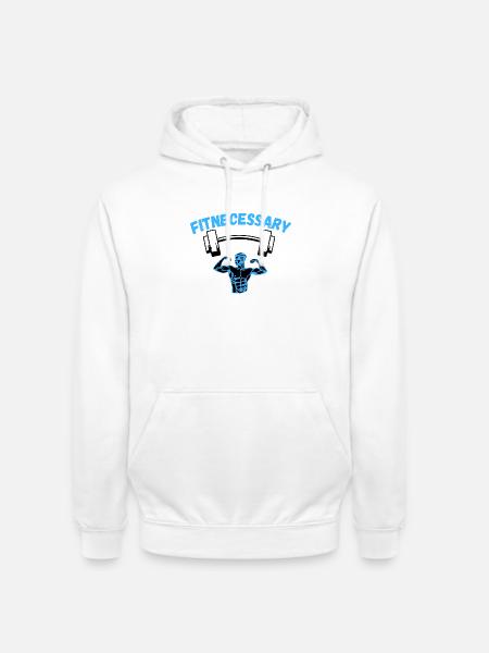 FitNecessary - Unisex Hoodie - Weiß