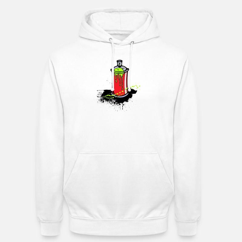 Kunst Strassenkunst Zeichnen Graffiti Spraydose - Unisex Hoodie - Weiß