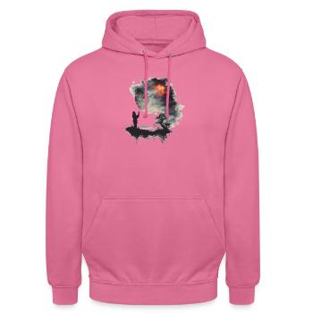 Prayer - Unisex Hoodie - Pink - Vorne - Alina (178cm) & Michal (187cm)