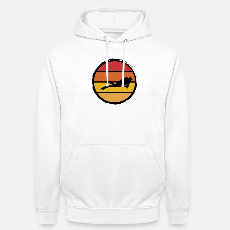 Diver in the sun - Unisex Hoodie - Weiß