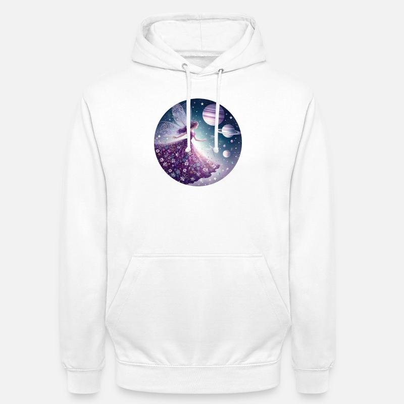 Fata dei Desideri - Felpa con cappuccio unisex - bianco