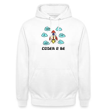 Open Source Developer Css C++ Php Java Coden - Unisex Hoodie - Weiß - Vorne - AI Model Male 185 dark (185cm) & AI Model Female 172 dark (172cm)