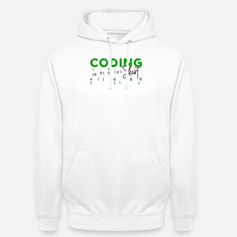 Coden Developer Programmierer Webentwickler Spruch - Unisex Hoodie - Weiß