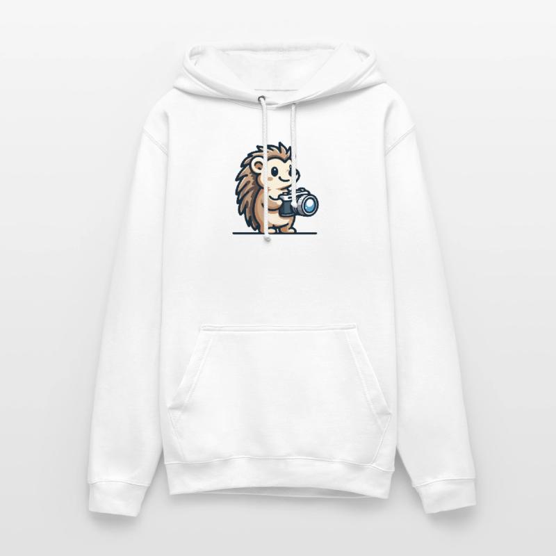 Schnappschuss-Igel: Der Shutterbug-Kumpel Unisex Hoodie