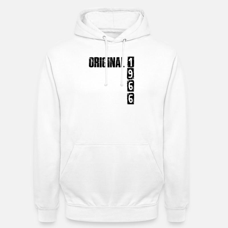 Millésime 1966 - Sweat-shirt à capuche unisexe - blanc