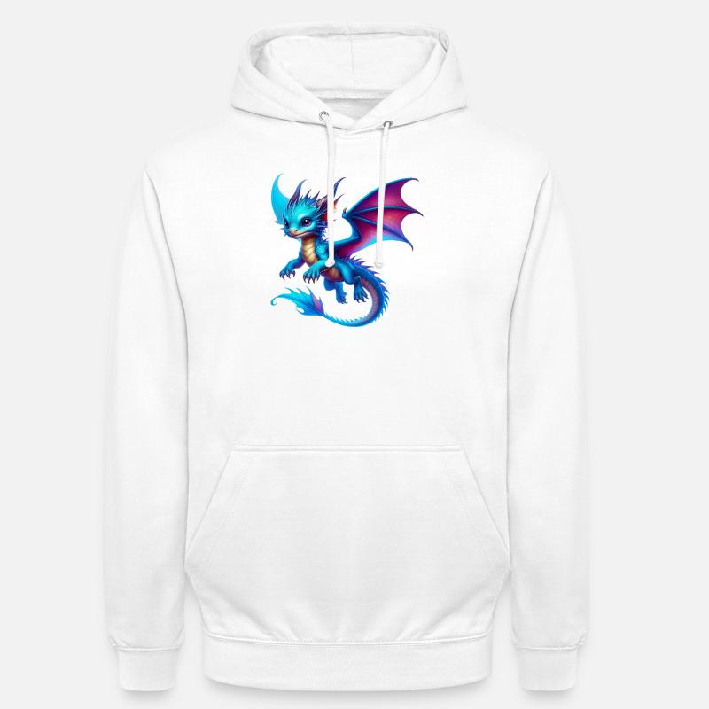 Drache - Unisex Hoodie - Weiß